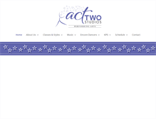 Tablet Screenshot of acttwostudios.com